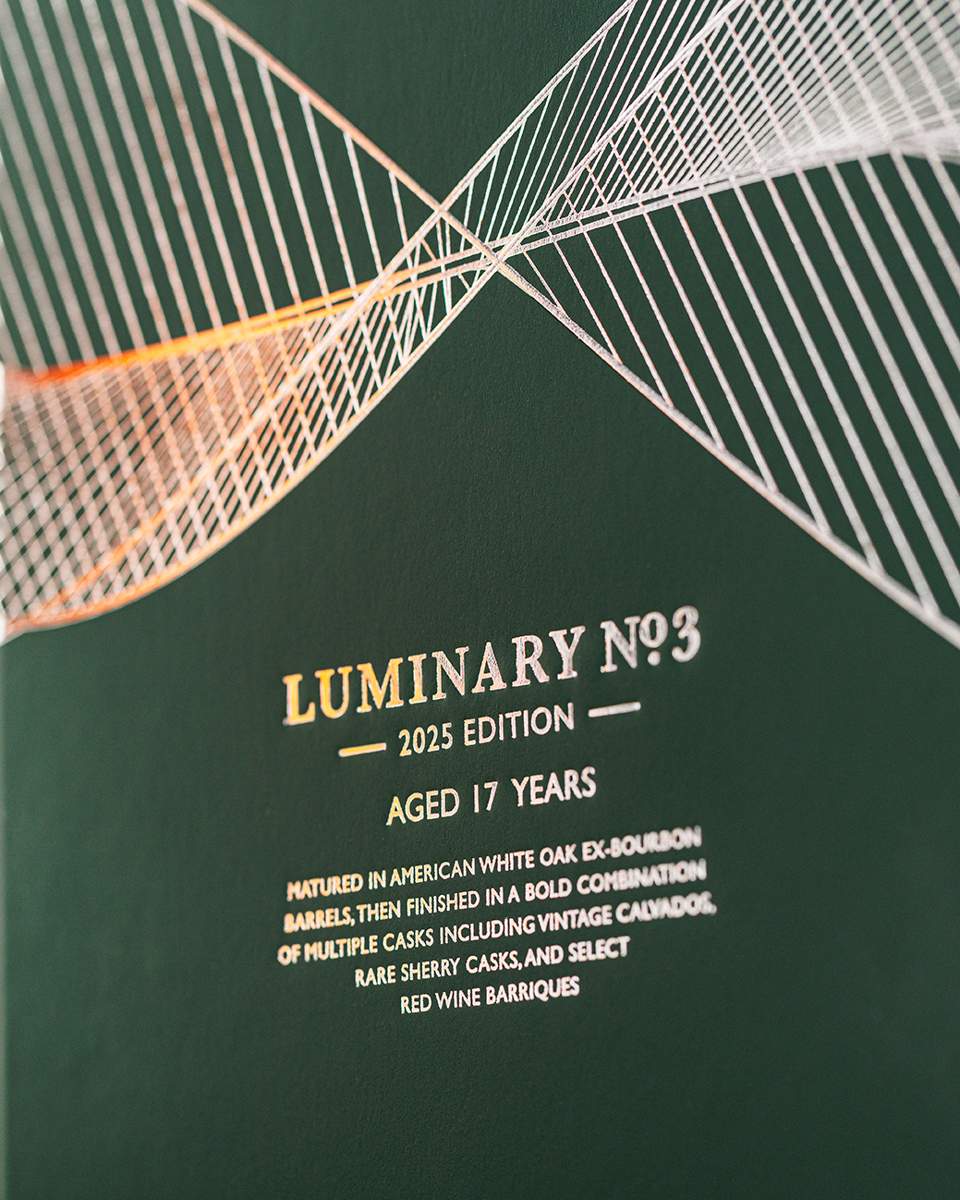 Close-up of Luminary No.3 2025 Edition presentation case
