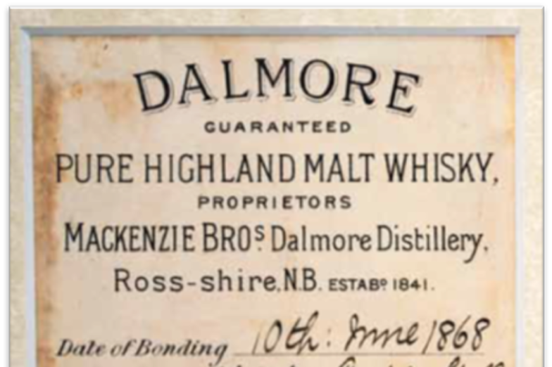 The Dalmore Bonding 1868