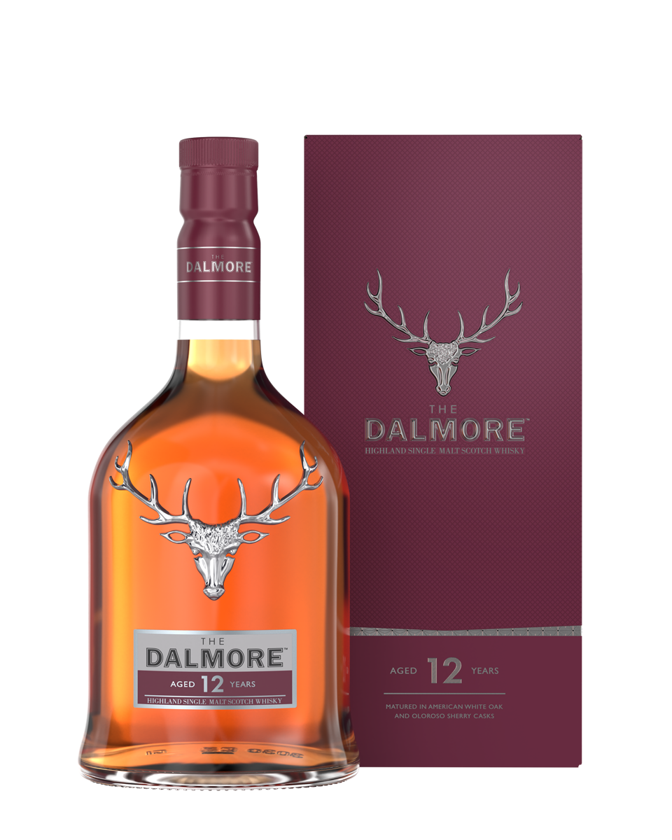 The Dalmore 12 Year Old bottle and carton
