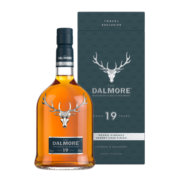 The Dalmore D19 PX Box & Bottle Transparent
