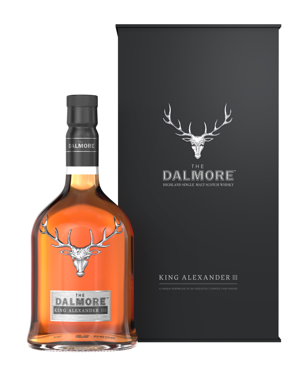 The Dalmore King Alexander III bottle and carton