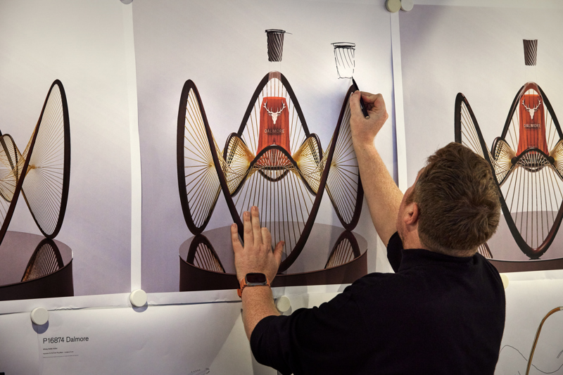 The Dalmore Luminary No3 Ben Dobbin Sketching